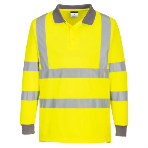 Portwest Eco Hi-Vis L/S Polo  (6 db)