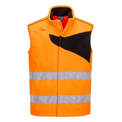 Portwest PW2 Hi-Vis Fleece Bodywarmer