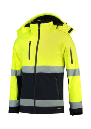 Bi-color softshell kabát unisex