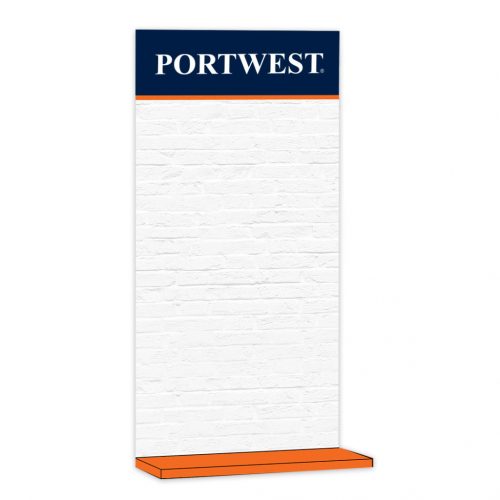 Portwest Fali bemutatóállvány Sz 1.28 m x M 2.42 m